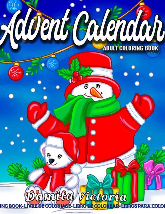 Advent Calendar Coloring Book by Damita Victoria