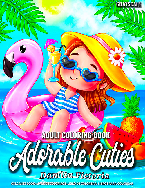 Adorable Cuties Coloring Book by Damita Victoria